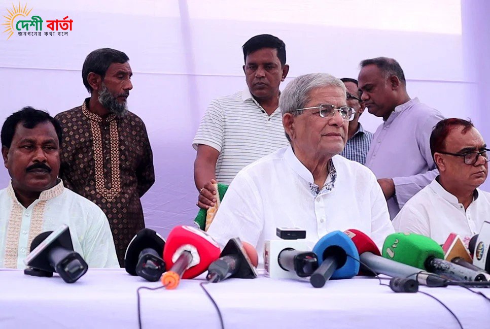 আমরা আরেকটি গাজায় পরিণত হতে চাই না," বলেছেন মির্জা ফখরুল।