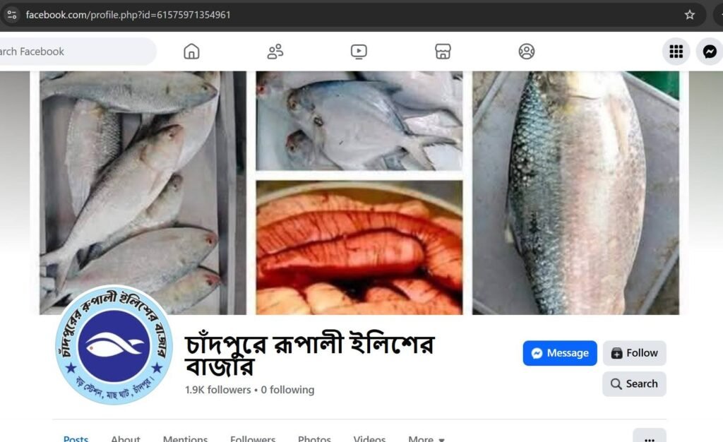 অনলাইনে চাঁদপুরের ইলিশ বিক্রির নামে প্রতারণা