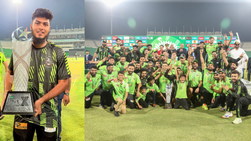 পিএসএল ফাইনালে ইতিহাস গড়ে শিরোপা জিতলো লাহোর কালান্দার্স