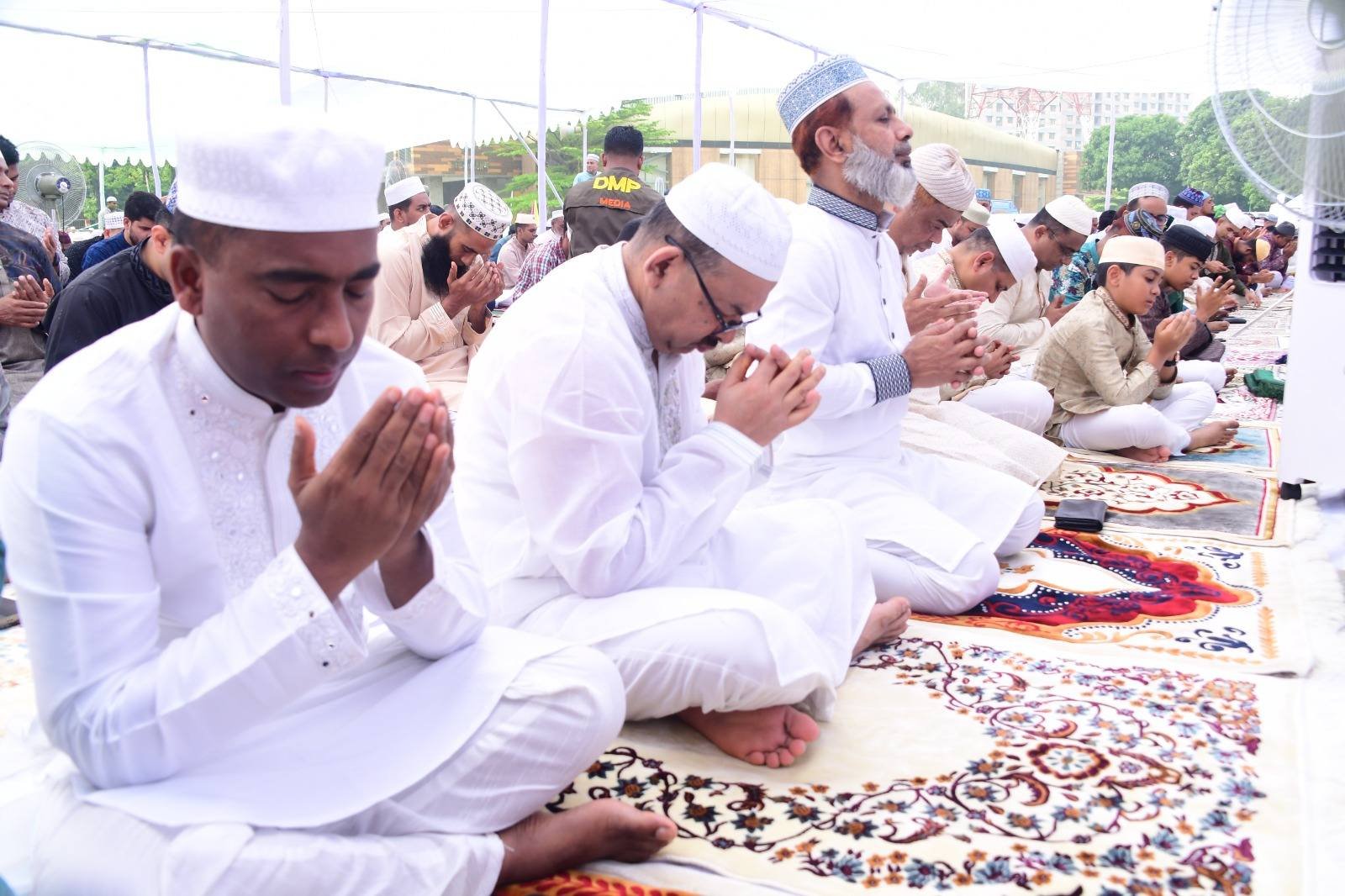 রাজারবাগে ঈদে ডিএমপি কমিশনার