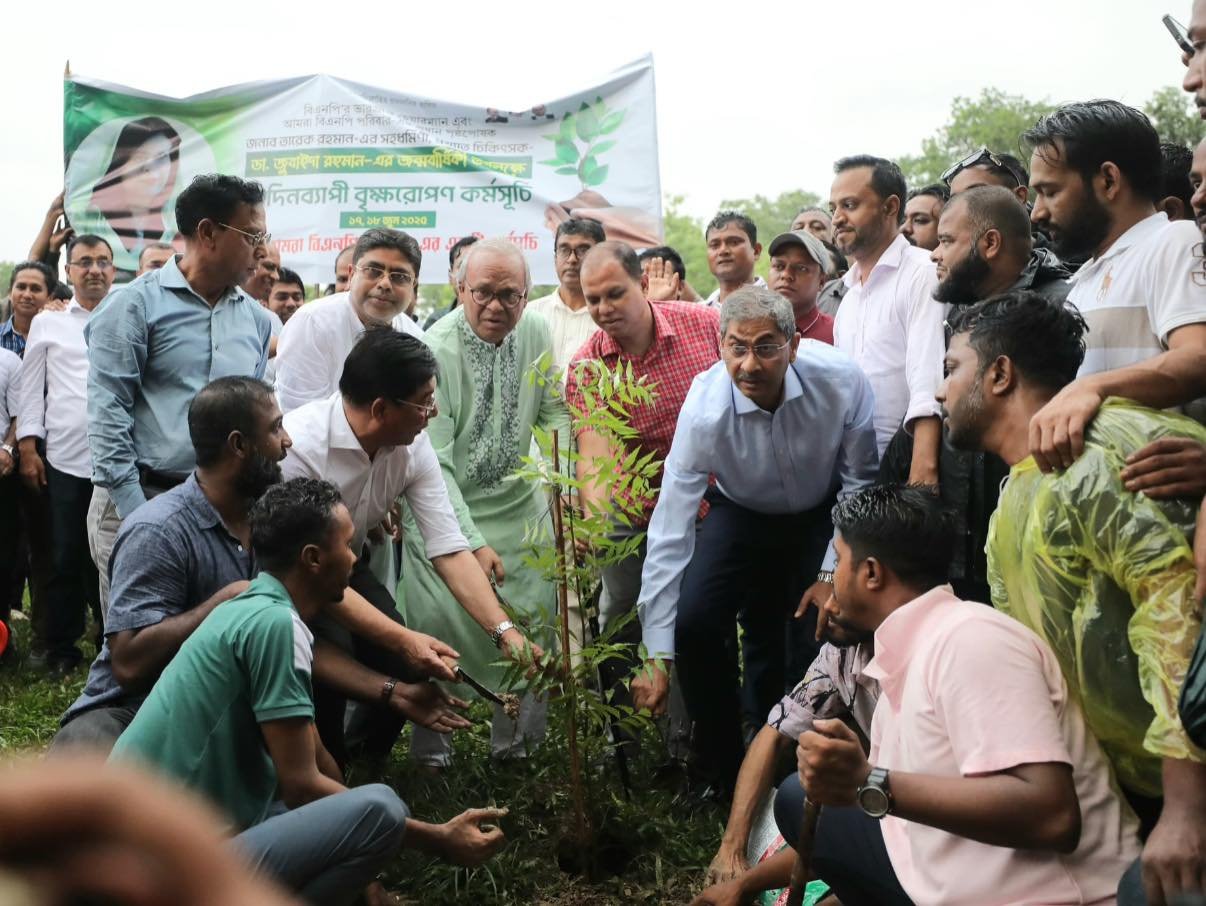 জুবাইদা রহমানের জন্মদিনে দুই দিনব্যাপী বৃক্ষরোপণ