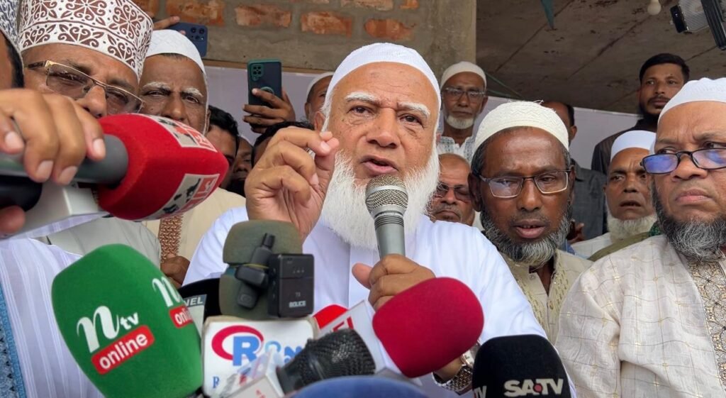 আনজুম হত্যার বিচারে গড়িমসিতে জনগণ চুপ থাকবে না: কুলাউড়ায় আমীরে জামায়াতের হুঁশিয়ারি