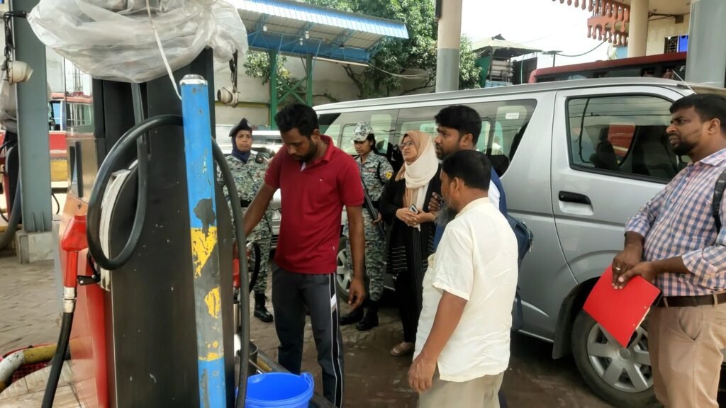 খিলগাঁওয়ে পরিমাপে কারচুপি: বনশ্রী ফিলিং স্টেশনকে ১.৫ লক্ষ টাকা জরিমানা
