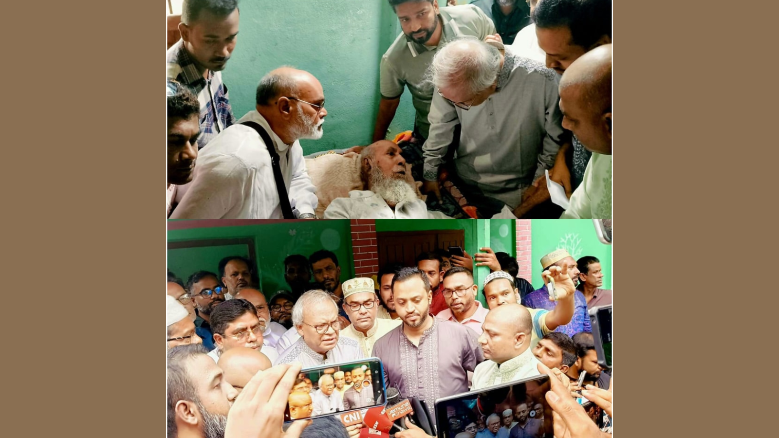 তাহের ঠাকুরের পাশে দাঁড়ালেন তারেক রহমান, বিএনপি নেতাদের সৌজন্য সাক্ষাৎ