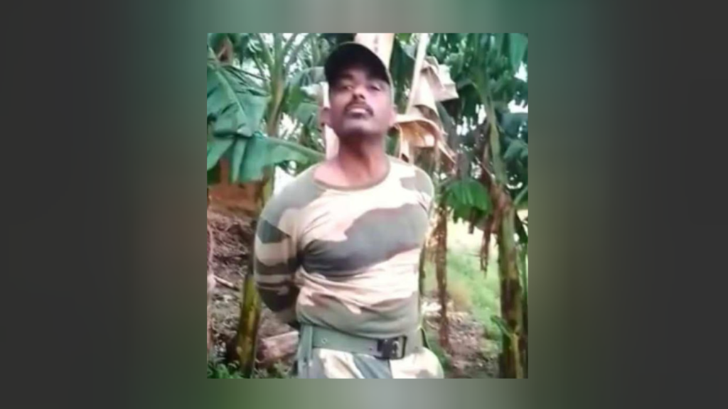 চাঁপাইনবাবগঞ্জ সীমান্তে অবৈধভাবে প্রবেশ করে বিএসএফ সদস্য আটক