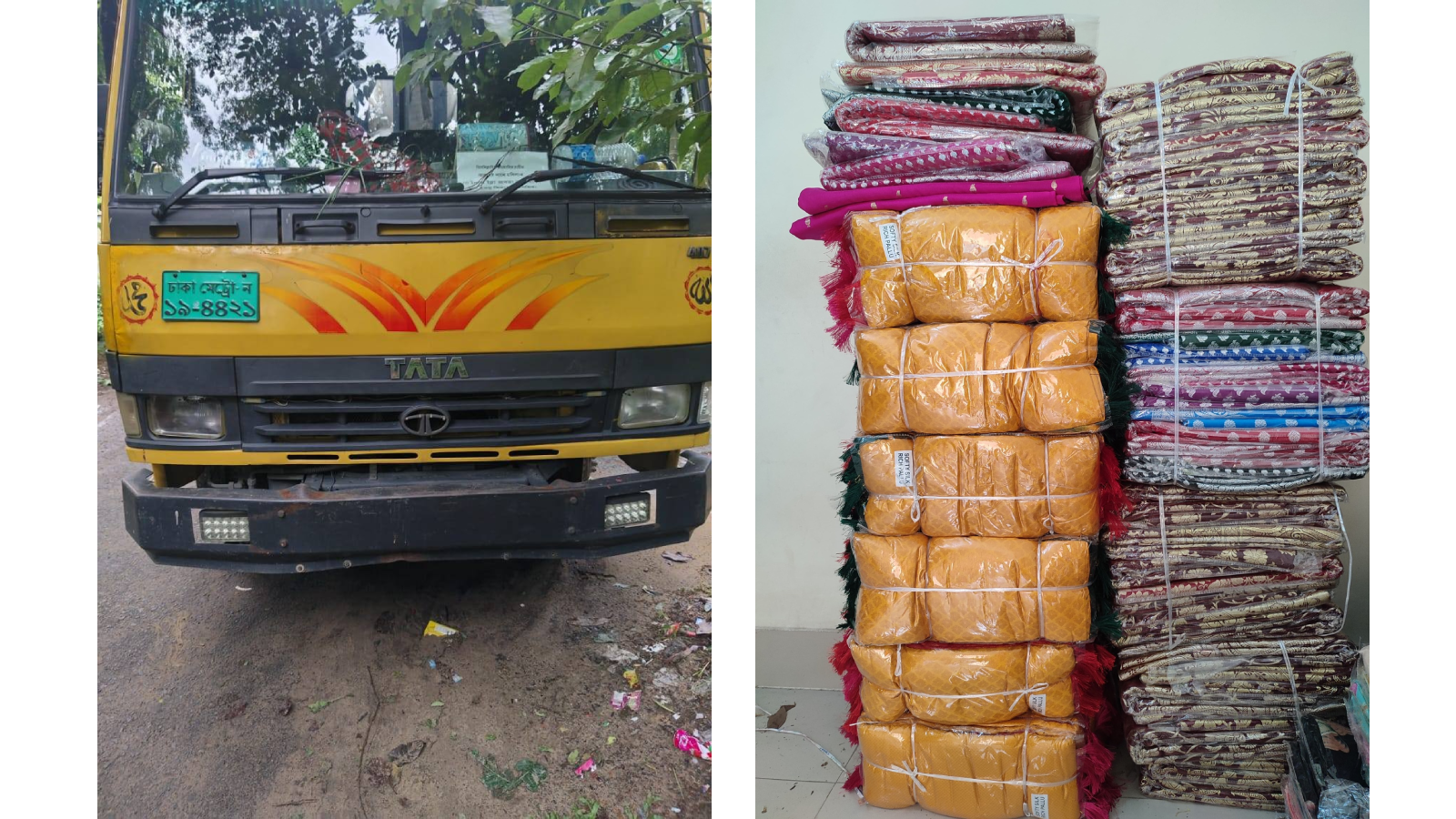 সিলেটে ট্রাকভর্তি ভারতীয় পণ্যসহ তিন চোরাকারবারি গ্রেফতার