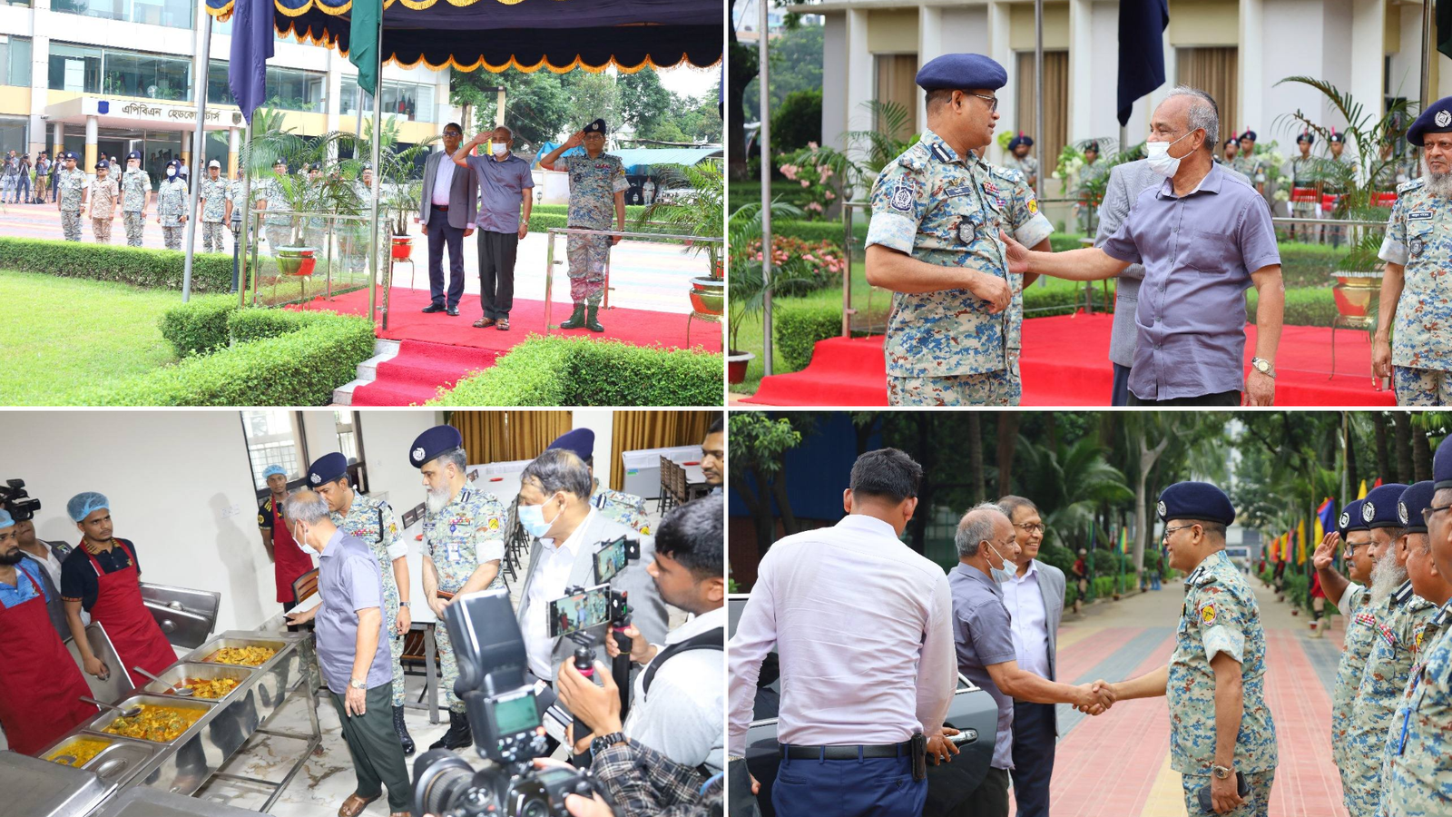 এপিবিএন হেডকোয়ার্টার্সে মাননীয় স্বরাষ্ট্র উপদেষ্টার আকস্মিক পরিদর্শন