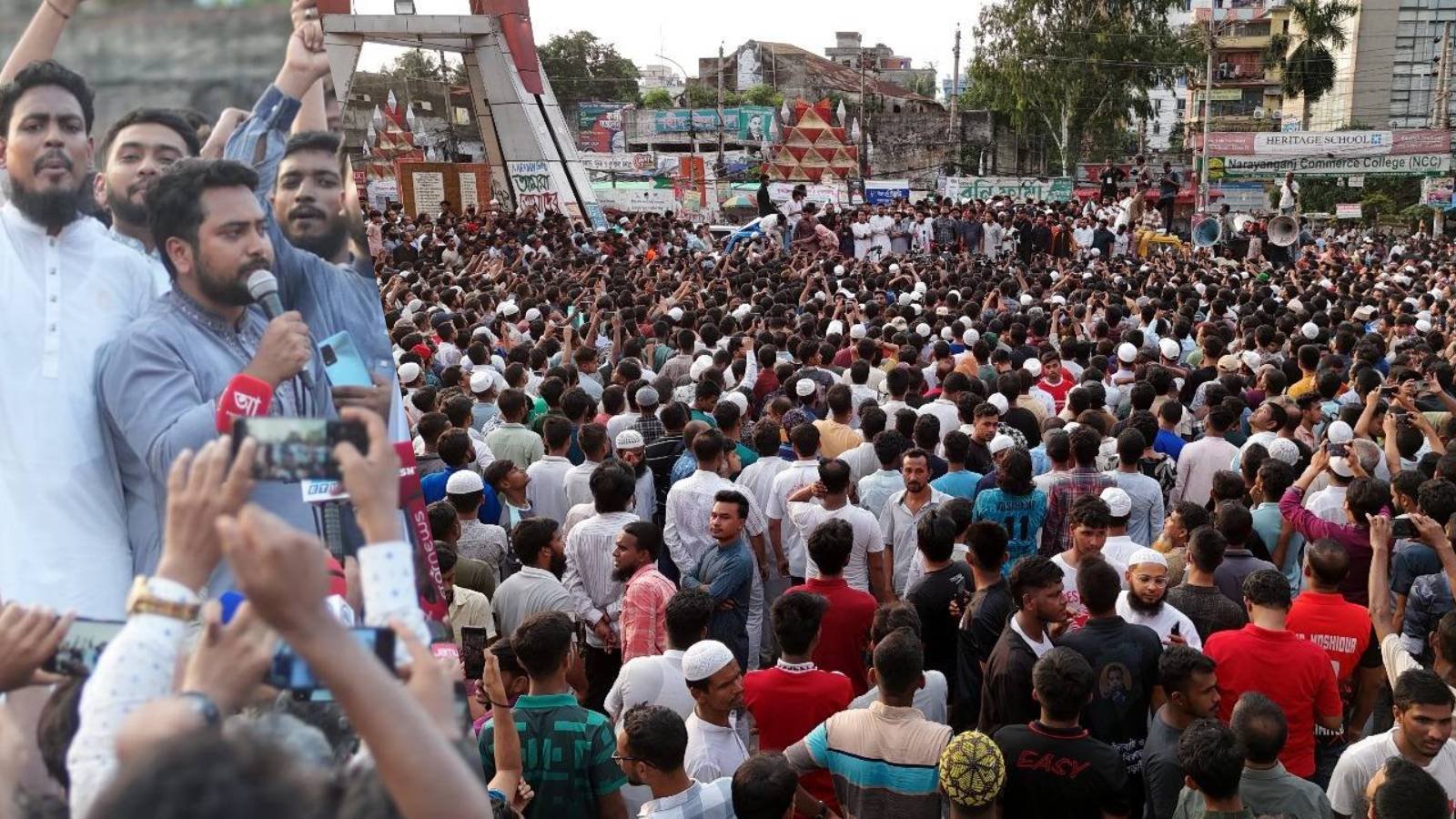“নারায়ণগঞ্জ কারও কাছে বর্গা দেওয়া হবে না”—নাহিদ ইসলামের হুঁশিয়ারি