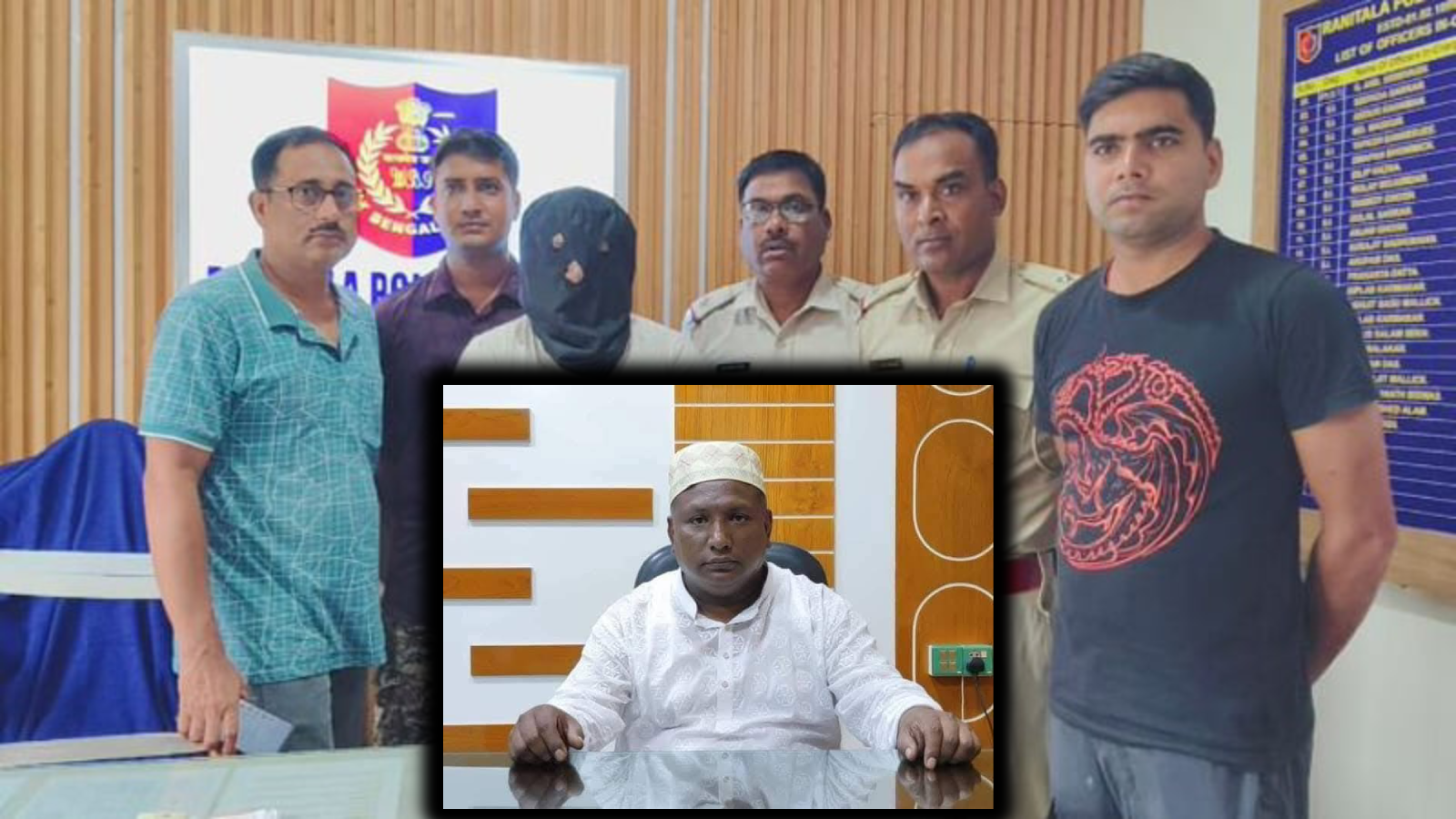 পাবনার প্যানেল চেয়ারম্যান নজরুল ইসলাম সোহেলকে পশ্চিমবঙ্গ পুলিশের হাতে আটক