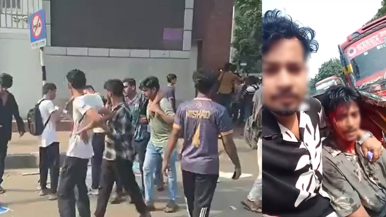 সচিবালয়ের সামনে পুলিশের লাঠিচার্জে আহত হয়েছেন প্রায় ৪০ জন শিক্ষার্থী