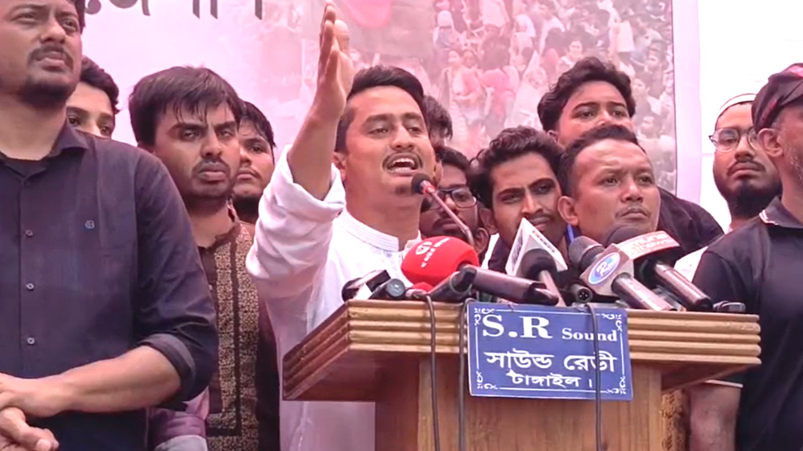 চাঁদাবাজদের রক্ষা করলে তাকেও ভাগীদার ধরা হবে: সারজিস আলম