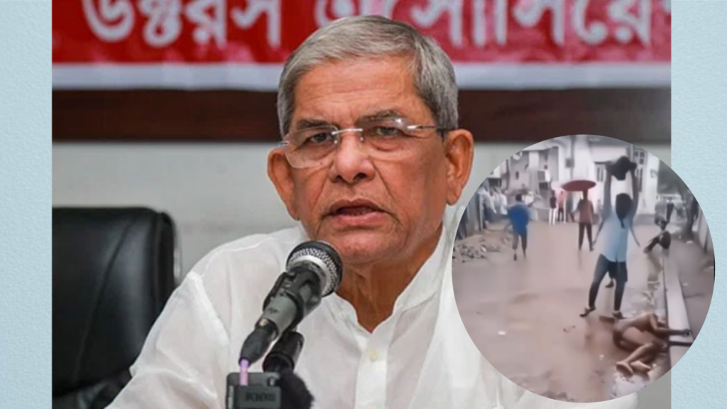 মিটফোর্ডে ব্যবসায়ী খুন: গভীর উদ্বেগ ও নিন্দা জানালেন মির্জা ফখরুল