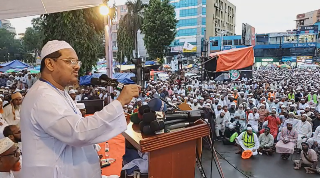 চাঁদাবাজমুক্ত বাংলাদেশ গড়ার আহ্বান চরমোনাই পীরের