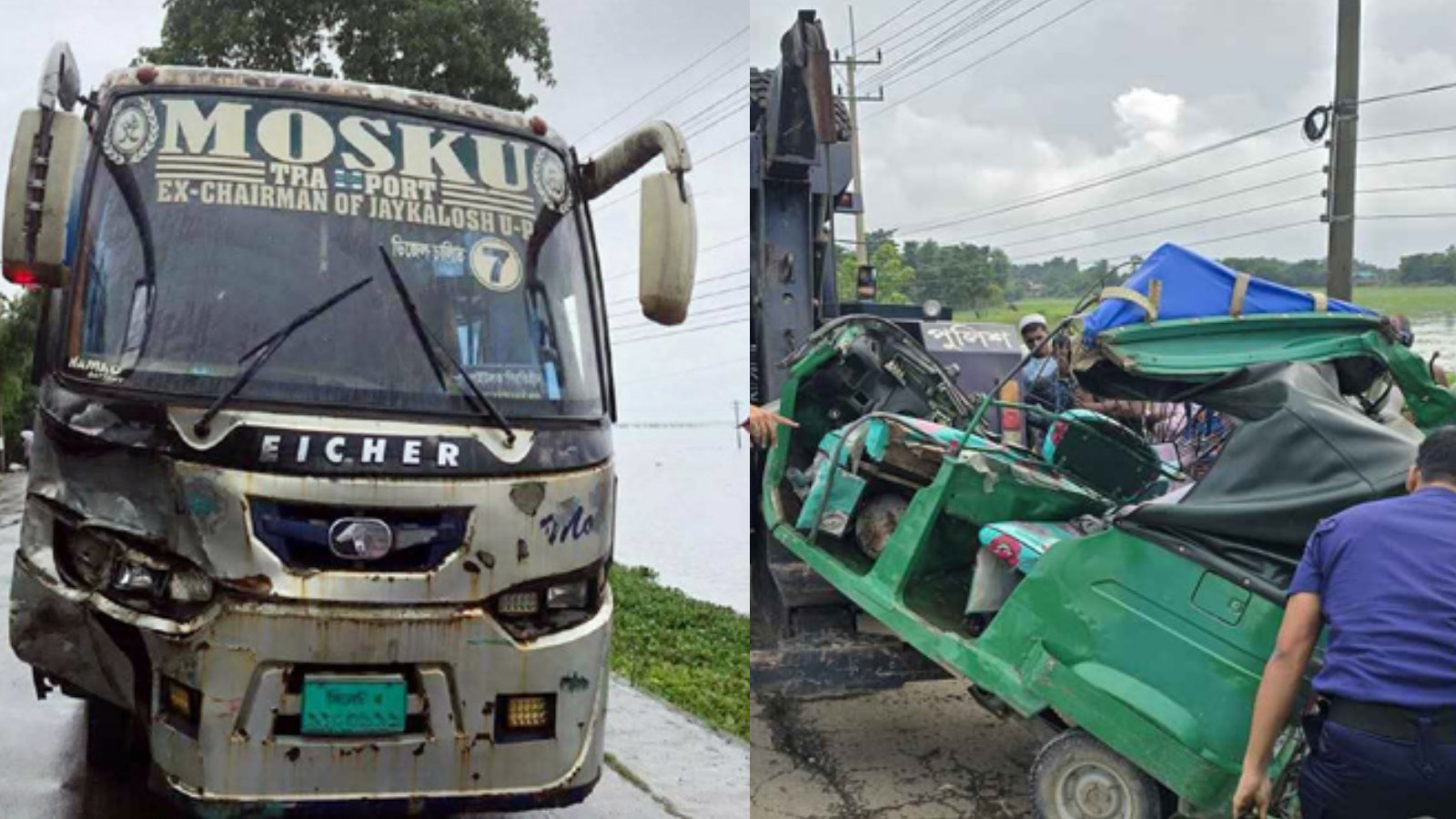 সুনামগঞ্জে সড়ক দুর্ঘটনায় প্রাণ হারালেন বিশ্ববিদ্যালয় ও কলেজ শিক্ষার্থীসহ ৩ জন