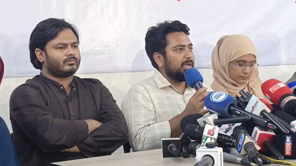 জুলাইয়ের নাম ব্যবহার করে অপকর্মের বিরুদ্ধে কঠোর পদক্ষেপ চাইলেন নাহিদ ইসলাম