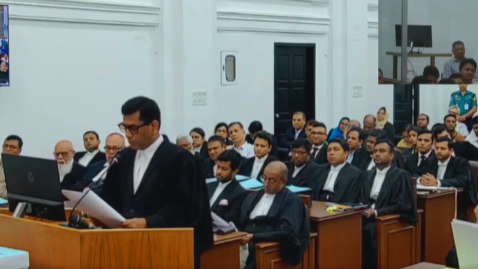 অপরাধের মূল কেন্দ্র ছিলেন শেখ হাসিনা : প্রসিকিউটর তাজুল