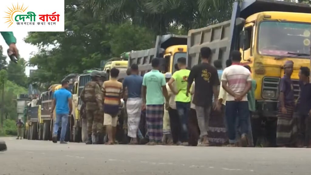 সাদাপাথর থেকে চুরি হওয়া পাথর উদ্ধার, আটক দুই শতাধিক ট্রাক
