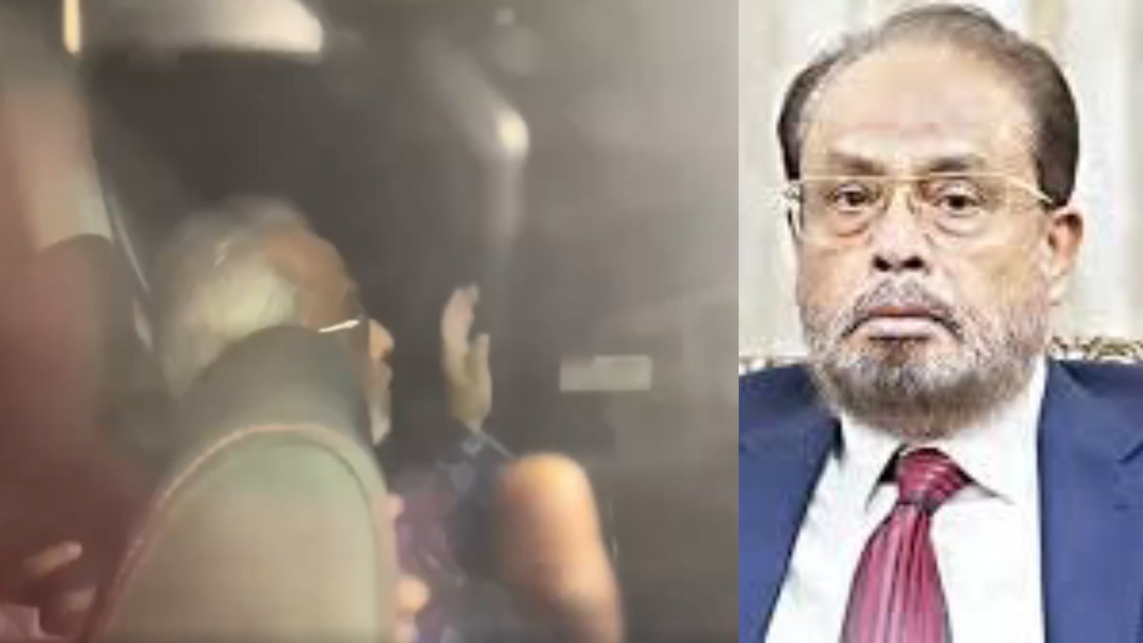 সহিংসতার মাঝেই কালো গাড়িতে পুলিশি প্রটোকলে প্রস্থান জিএম কাদেরের