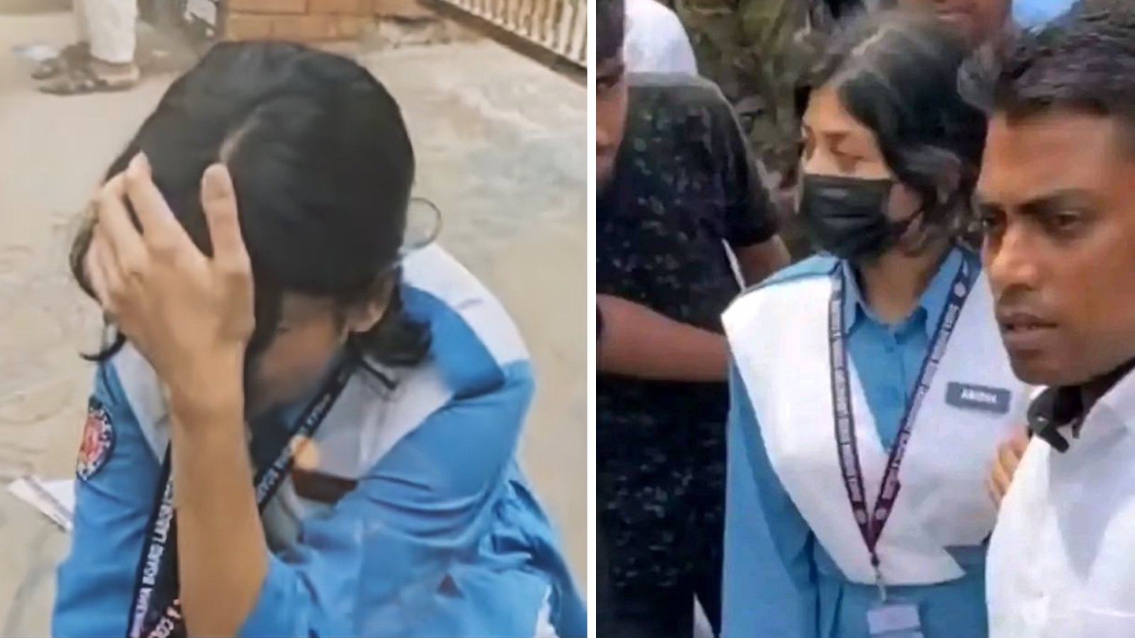 বাঙলা কলেজের আনিসা বাংলা প্রথম পত্র পরীক্ষা দিতে পারছেন না