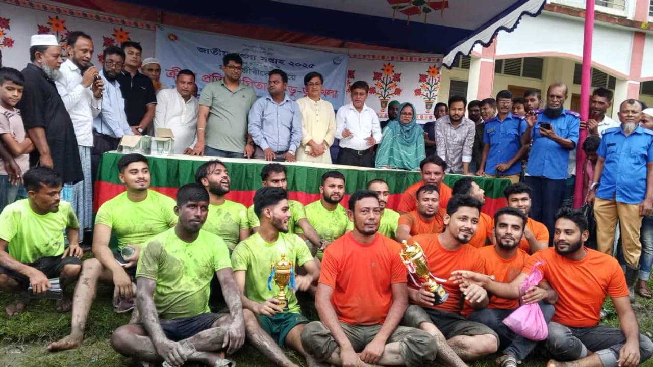 হানারচরে জাতীয় মৎস্য সপ্তাহ উপলক্ষে হা-ডু-ডু খেলা ও পুরস্কার বিতরণ