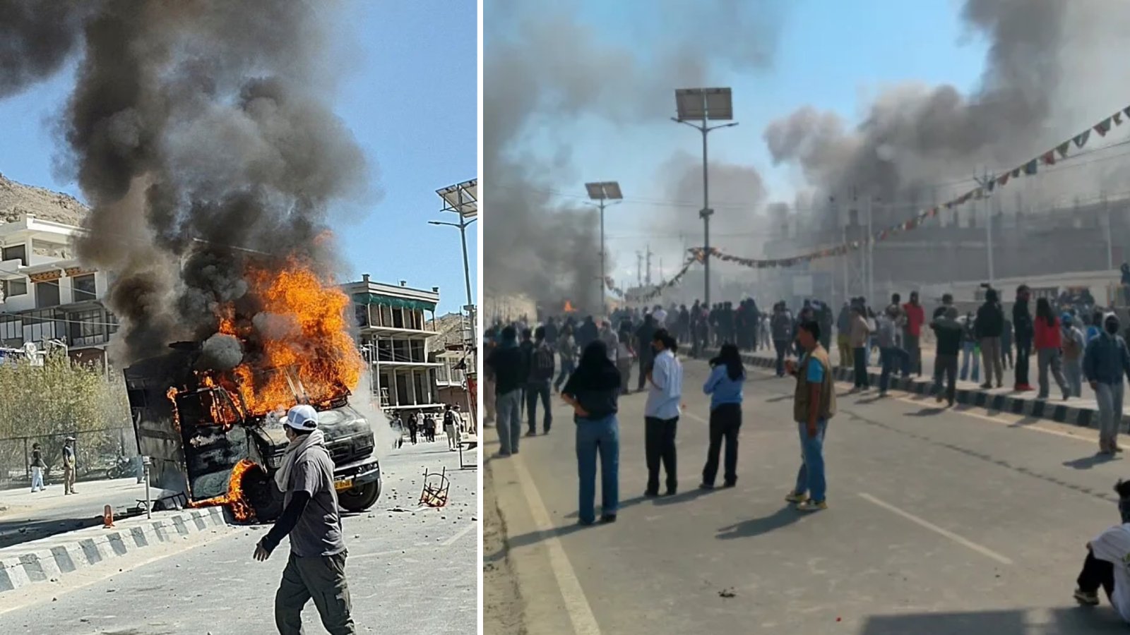 লাদাখে ‘জেন-জি বিপ্লব’, বিক্ষোভ নিয়ন্ত্রণে পুলিশের গুলিতে নিহত ৪