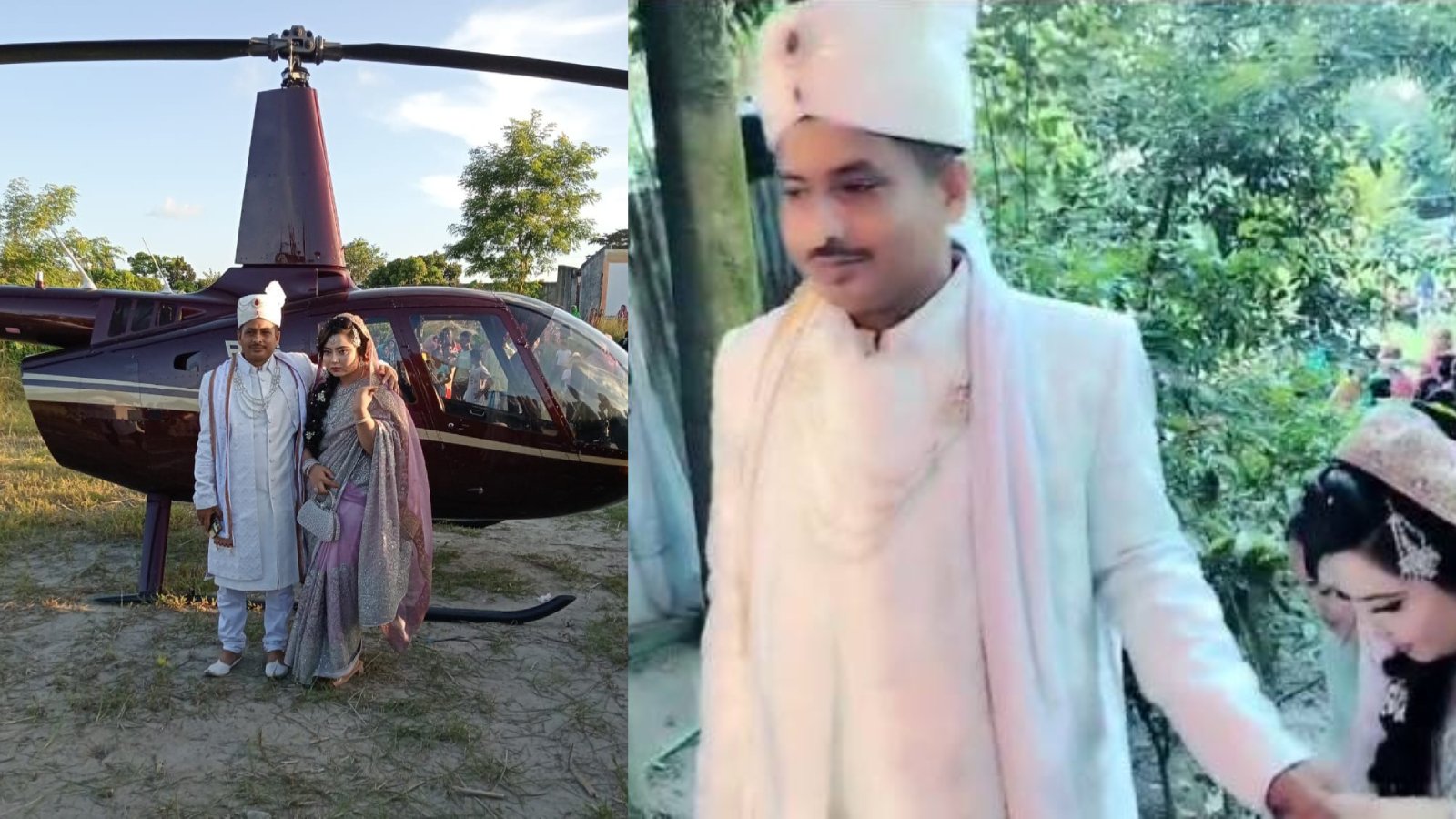স্ত্রী পলায়নেও দমলেন না : জেদ করে হেলিকপ্টারে চড়ে নতুন বউ ঘরে তুললেন কামাল