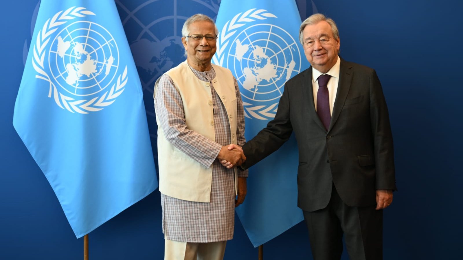 বাংলাদেশের গণতান্ত্রিক রূপান্তর ও সংস্কারে পূর্ণ সমর্থনের অঙ্গীকার করলেন জাতিসংঘ মহাসচিব