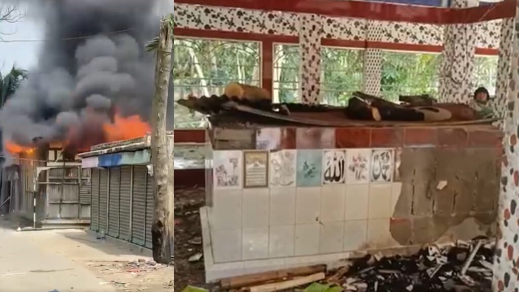হোমনায় মাজার আগুন ও ভাঙচুর: দুই হাজারের বিরুদ্ধে মামলা