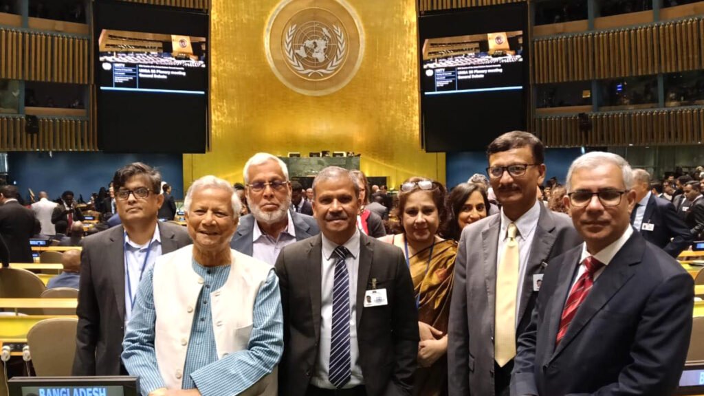 জাতিসংঘের সাধারণ পরিষদের অধিবেশনে যোগ দিয়েছেন প্রধান উপদেষ্টা