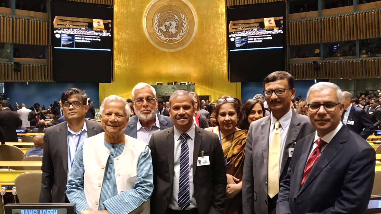 জাতিসংঘের সাধারণ পরিষদের অধিবেশনে যোগ দিয়েছেন প্রধান উপদেষ্টা
