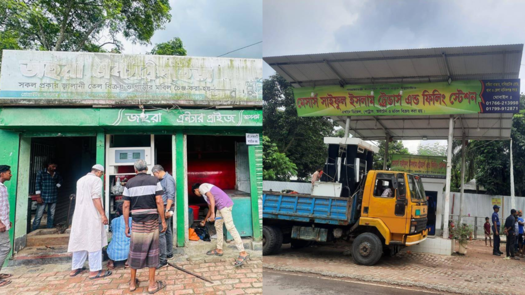 অবৈধ জ্বালানি তেল বিক্রি বন্ধে বিপিসি'র অভিযান: মানিকগঞ্জে ৮ মেশিন জব্দ