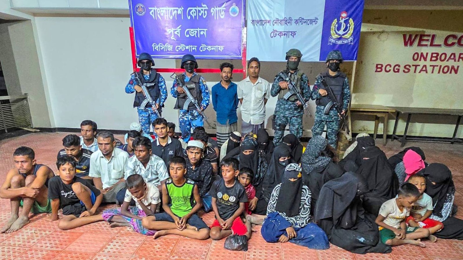 টেকনাফে যৌথ বাহিনীর অভিযানে ৩৯ অপহৃত উদ্ধার, মানবপাচার চক্রের ২ সদস্য আটক