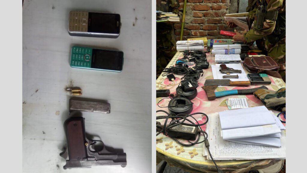 খাগড়াছড়িতে সেনা অভিযান: ইউপিডিএফ এর গোপন আস্তানা থেকে অস্ত্র ও গোলাবারুদ উদ্ধার