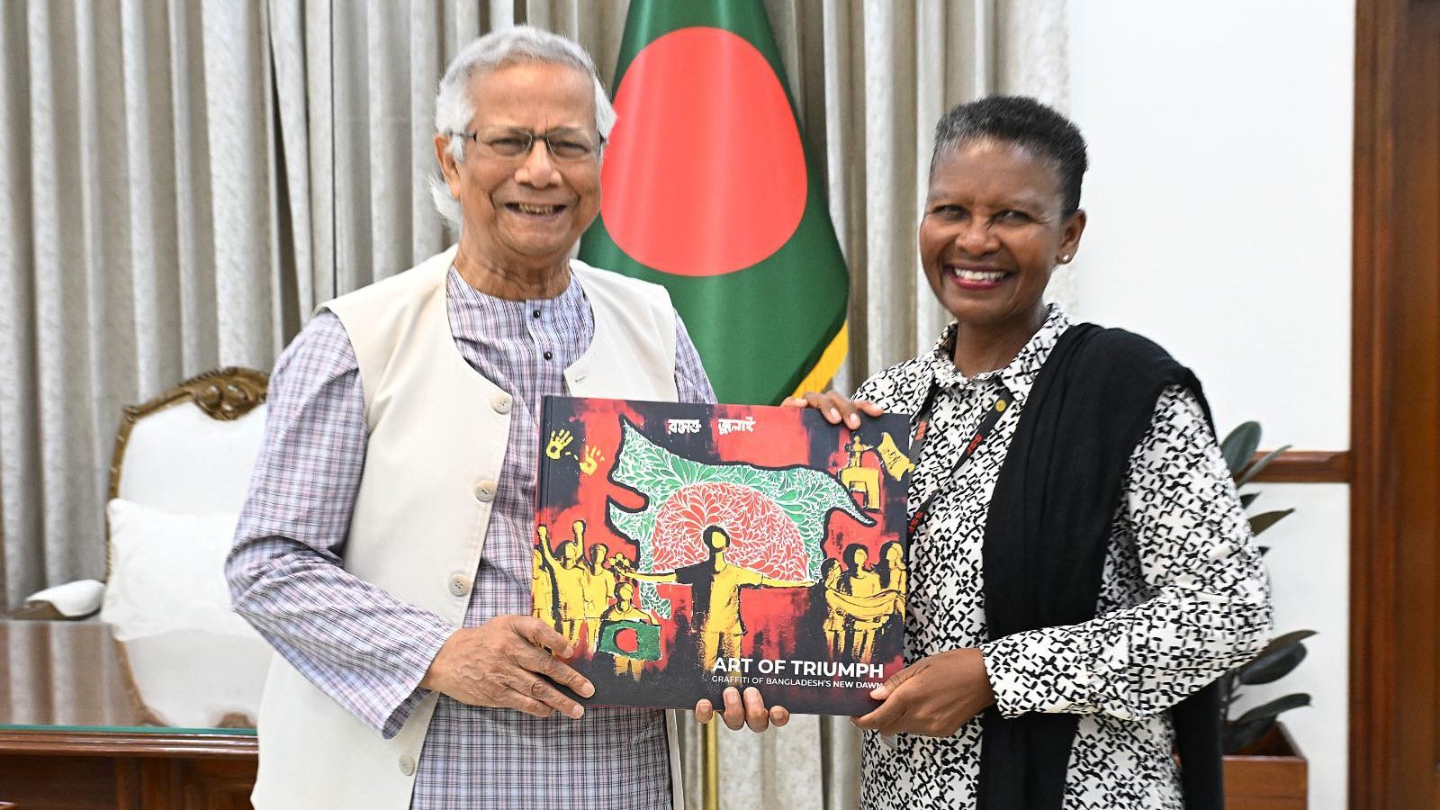 মানবাধিকার পরিস্থিতি নিয়ে প্রধান উপদেষ্টার এফআইডিএইচ সভাপতির সঙ্গে আলোচনা