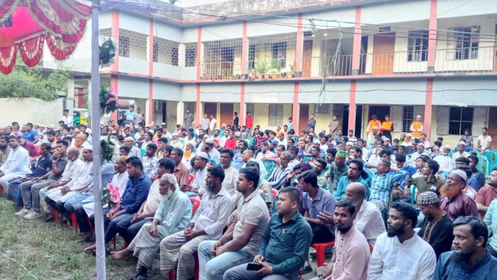 চাঁদপুর সদরের বাগাদী ৭,৮ ও ৯ নং ওয়ার্ড স্বেচ্ছাসেবক দলের কর্মী সম্মেলন 