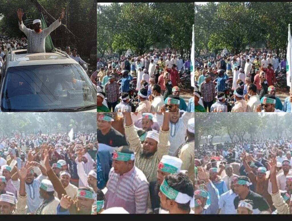 জলঢাকায় জামায়াত প্রার্থী মাওলানা ওবায়দুল্লাহ সারাফীর নেতৃত্বে ৪ হাজার মোটরসাইকেলের মহাশোডাউন।