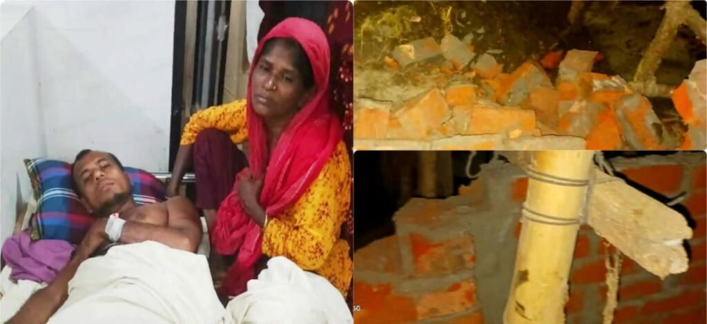 চাঁদপুর সদরের বাগাদীতে সম্পত্তিগত বিরোধে। বসতবাড়িতে হামলা, নারীসহ আহত-৩।