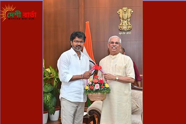 কাল মুখ্যমন্ত্রী হিসেবে শপথ নিচ্ছেন থালাপতি বিজয় ।