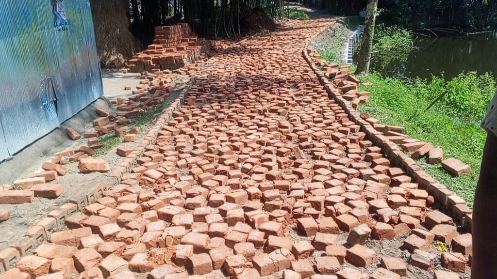Jaldhaka Road Project Marred by Alleged Irregularities: UP Member Lebu Under Scrutiny